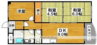 ニューバリヤハイツ【2階】の間取り