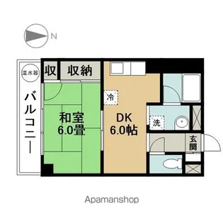 関口ビル【6階】の間取り