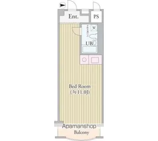 パークグレース新宿【5階】の間取り