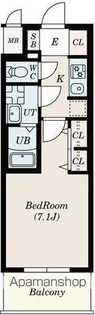 S−RESIDENCE星ヶ丘.【8階】の間取り