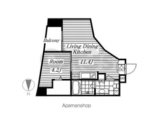 シャトー&ホテル名駅南2ND【701号室】の間取り