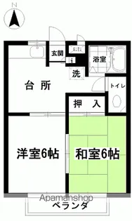 レピュート・マルミツ【302号室】の間取り