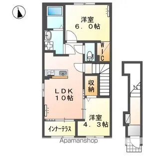 レオーネ黒田【2階】の間取り
