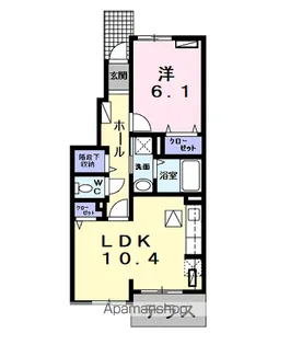 ファミーリャ Ⅱ【1階】の間取り