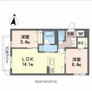 アルタ・クオリタ【1階】の間取り