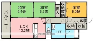 たいせいマンション【5階】の間取り