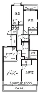 アソシエール文京白山【2階】の間取り