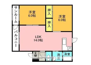 フォレストパーク【D-101号室】の間取り