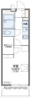 レオパレス猿久保【210号室】の間取り
