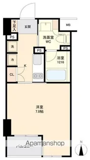 セリーズ門前仲町【6階】の間取り