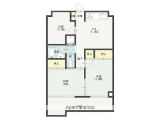 酒井ビル【4階】の間取り