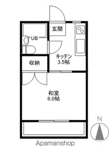 桜井コーポ【3階】の間取り