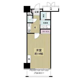 フォレステージュ天神【6階】の間取り