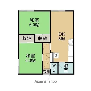 斉藤ハイツ2【1階】の間取り