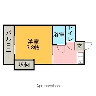 コーポ志賀【103号室】の間取り