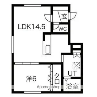 INABA AP・Ⅰ【202号室】の間取り