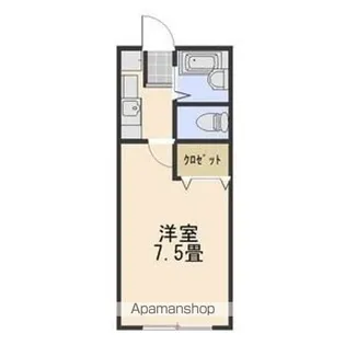 プラムアべニュー【205号室】の間取り