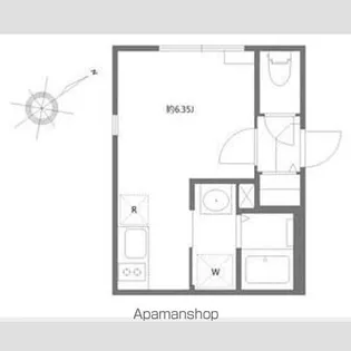 メゾンドシエル【202号室】の間取り