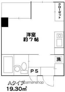 ドミールCITY中野【505号室号室】の間取り