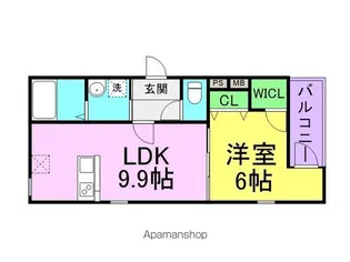 フジパレス武庫川駅東3番館【1階】の間取り