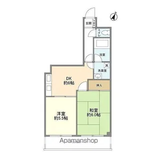 第2内匠マンション【3階】の間取り