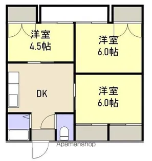 コアコーポB【201号室】の間取り