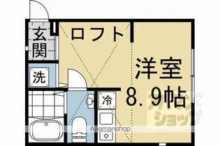 NEST冷泉町【2005号室】の間取り