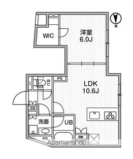ALTERNA祐天寺【3階】の間取り