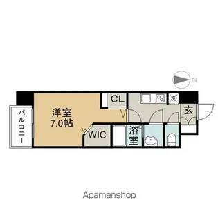 パルティール黒川本通り【2階】の間取り