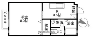 セジュール佐藤【2階】の間取り