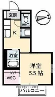 バリュージュM【2階】の間取り