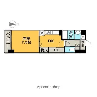 シグナス【7階】の間取り