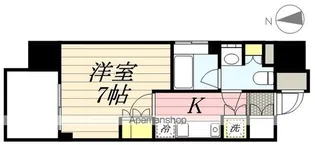 パークアクシス新御徒町EAST【6階】の間取り