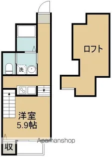LIBRACOURT南小泉【1階】の間取り