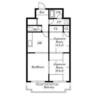 スカイベル【2階】の間取り