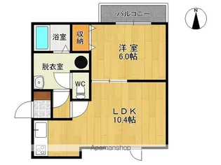 クローバーハイツⅡ【2階】の間取り