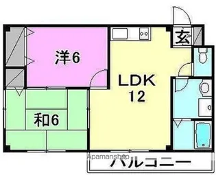 ベルクカネキ【3階】の間取り