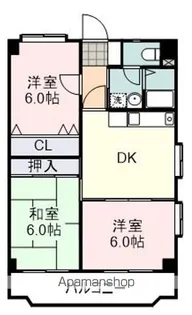 フレンドシップ99【301号室】の間取り