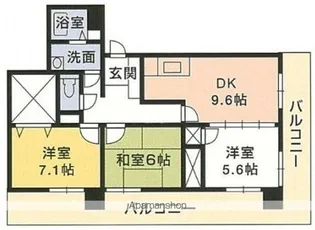 太湖新苑【601号室】の間取り