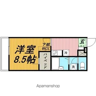 1Kの間取り画像