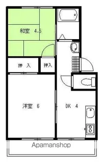 コーポ辻【7号室】の間取り