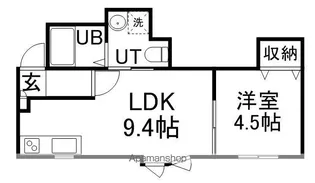 J’S COURT 東札幌【207号室】の間取り