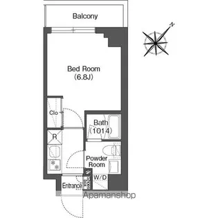 BPRレジデンス南行徳【3階】の間取り