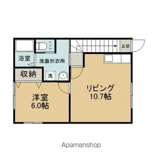 プレステージ【A205号室】の間取り