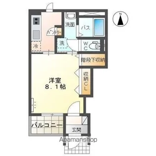 香川県高松市香西南町【アパート】の間取り