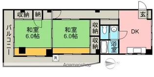 松本マンション【205号室】の間取り
