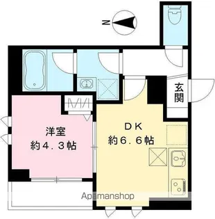 フォアファーレン代々木【1階】の間取り