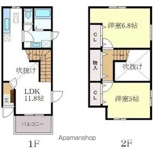 ライズ【1階】の間取り