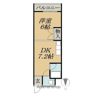 コーポうえたけ【2階】の間取り