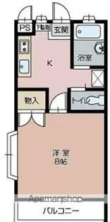 サニーコートジュネスA【1階】の間取り